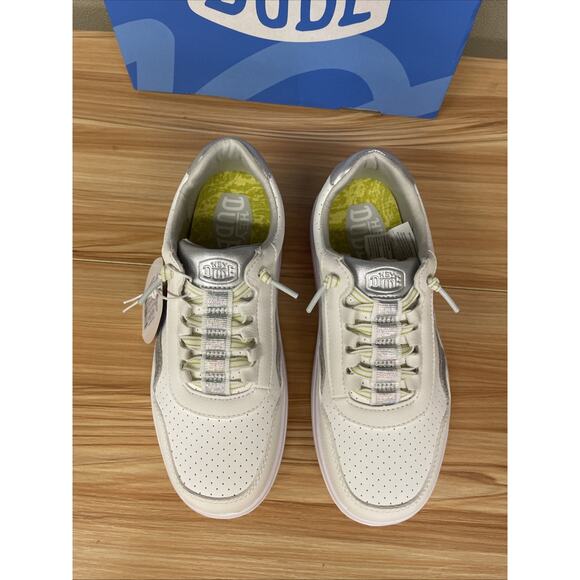Hey Dude Womens Sneakers White Size US 7 - Picture 5 of 7